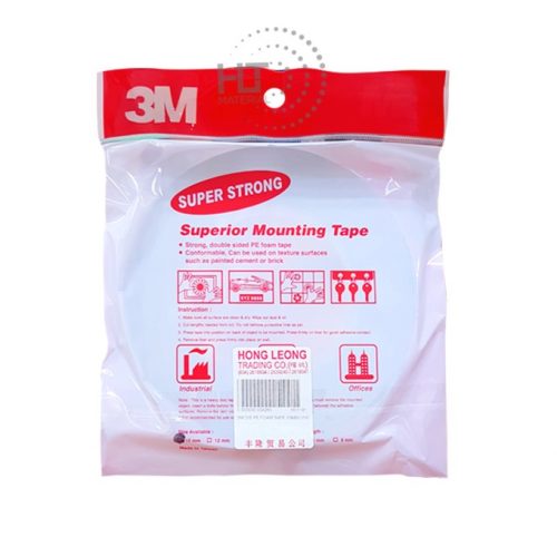 3M D/S PE FOAM TAPE 10MM*10Y HLT Material Sdn Bhd