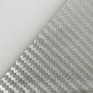 CARBON 4D STICKER SILVER LASER 1