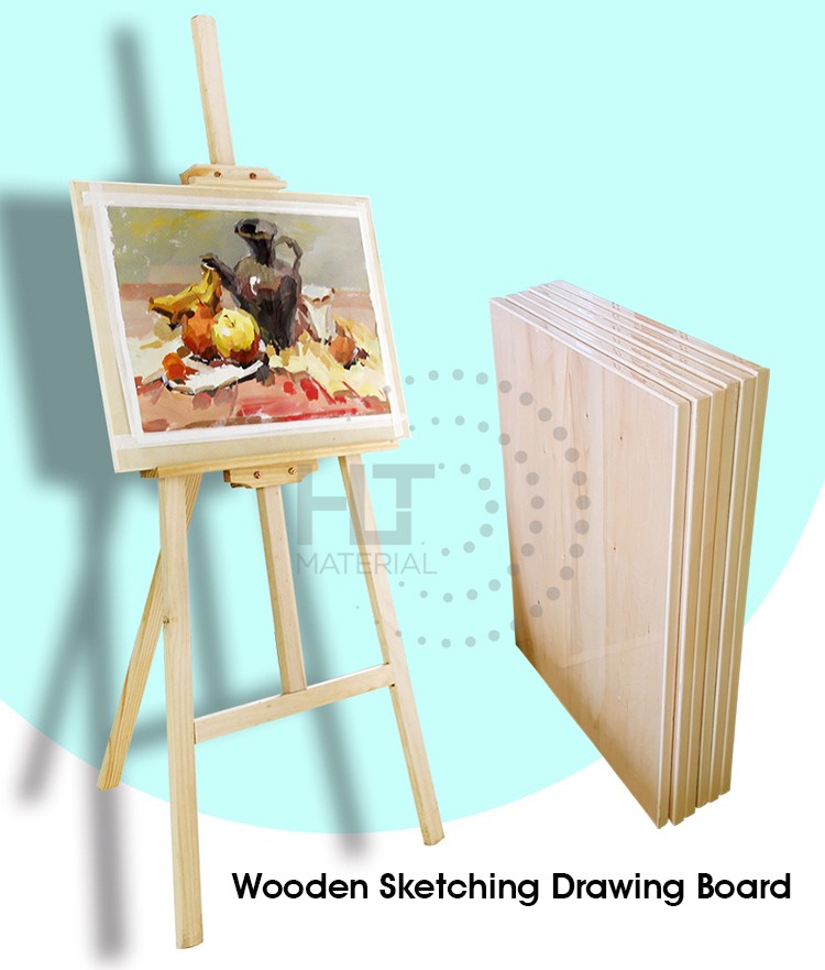 Wood Sketch Painting Board, Art Easel Board, Wooden Drawing Board for  Artists 