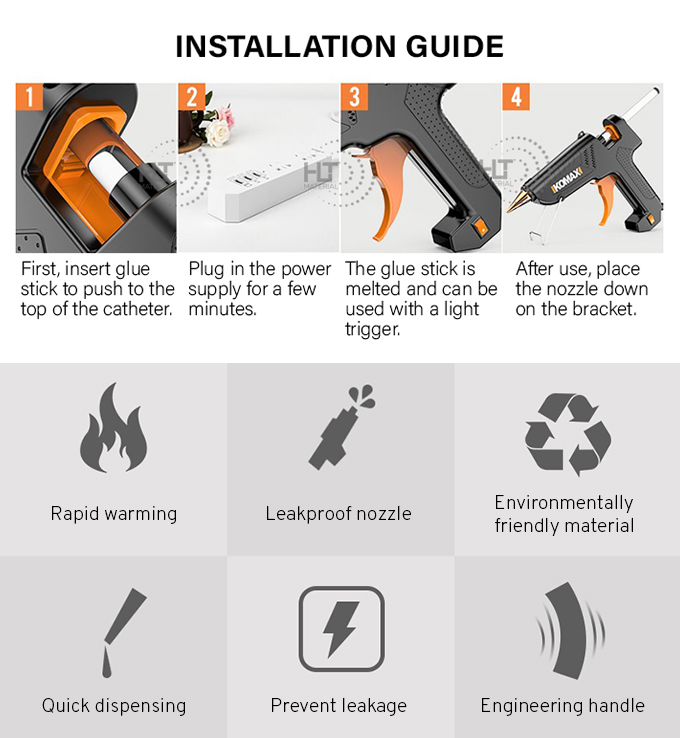 KOMAX GLUE GUN HLT Material Sdn Bhd Penang, Malaysia.