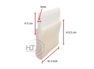 SILKSCREEN PRINTING SQUEEGEE WH 3''