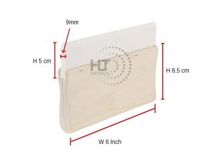 SILKSCREEN PRINTING SQUEEGEE WH 6''